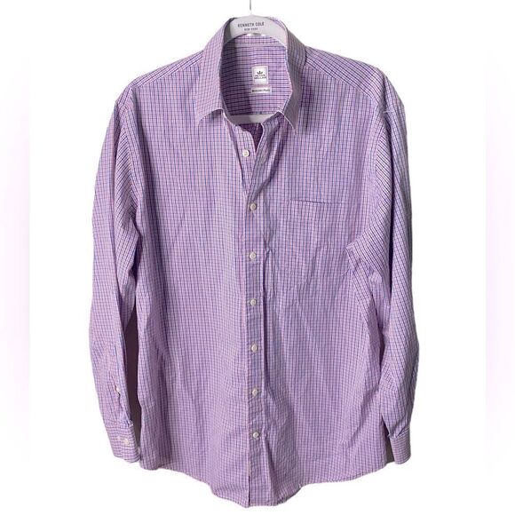 Peter Millar Weekender Finish Men's Lrg Plaid Long Sleeve Button Down Shirt - Picture 1 of 5